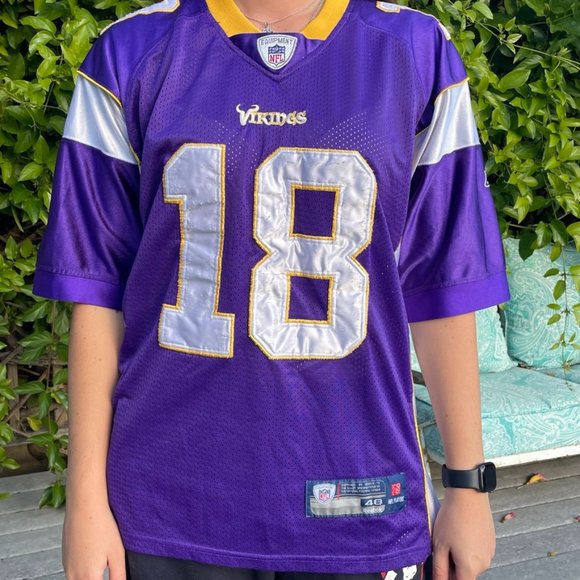 Reebok Minnesota Vikings Sidney Rice 18 Jersey - Picture 1 of 4